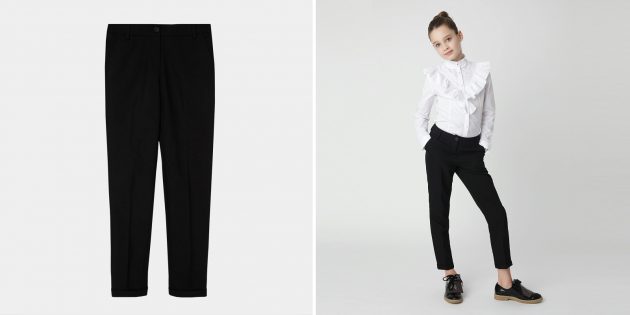 Школьная форма: классические брюки для девочек