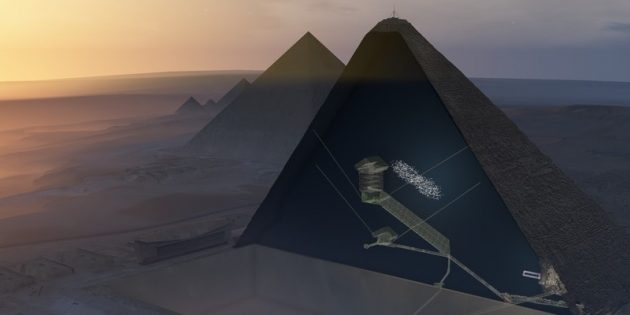 Откуда взялась огромная полость в пирамиде Хеопса