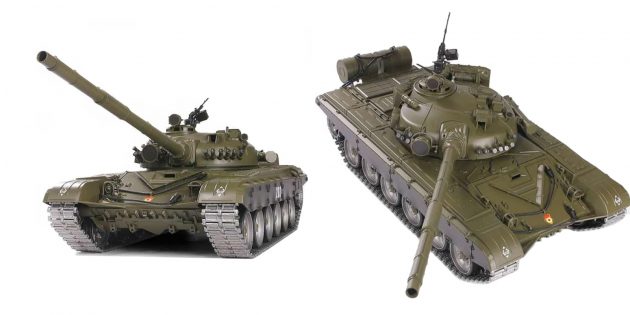 Радиоуправляемые модели: танк Т-72