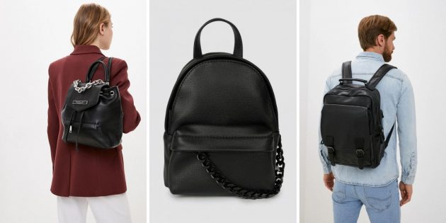 Модные рюкзаки — 2022 с ремнями и цепочками
