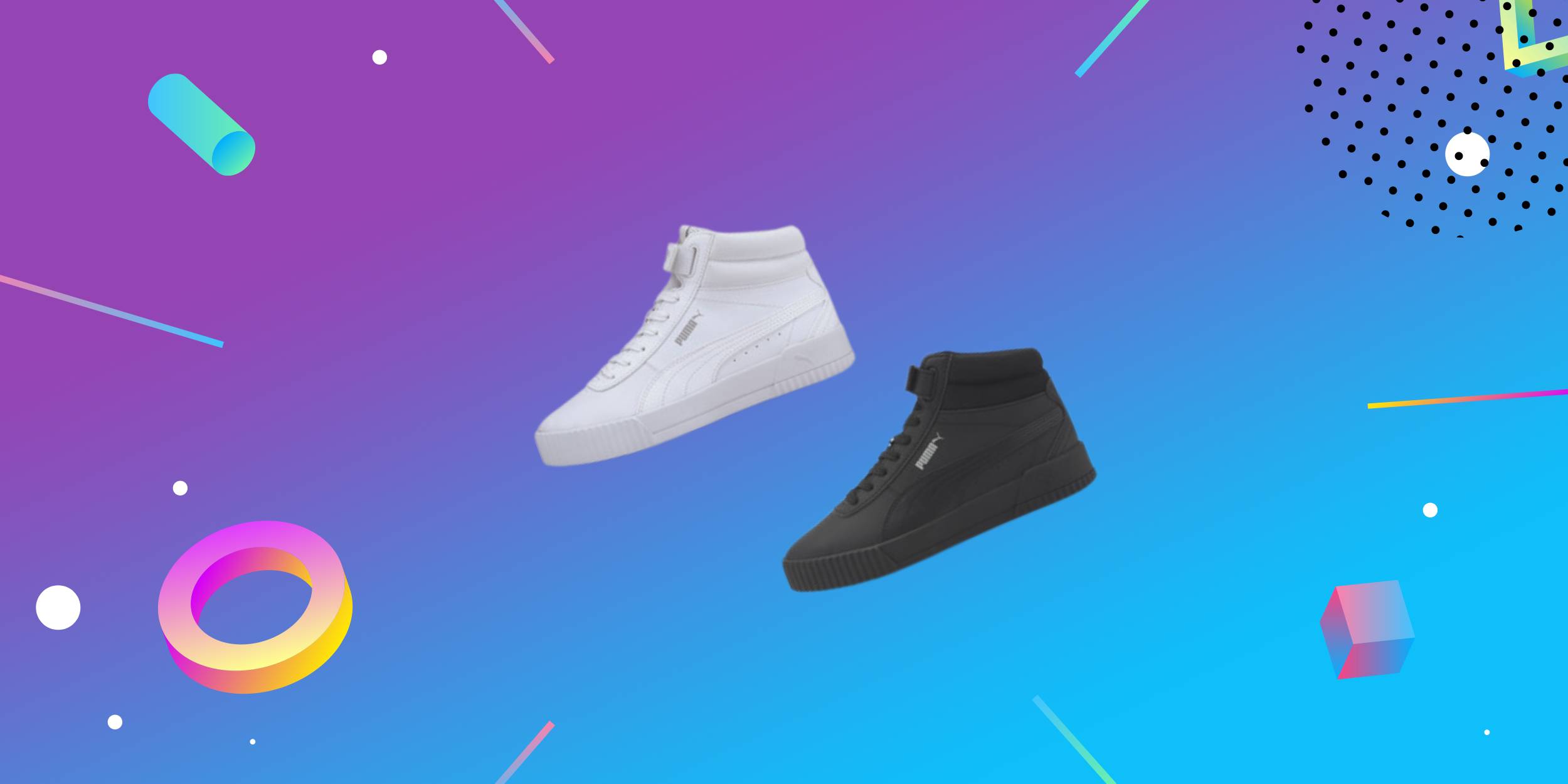 Женские кеды Puma Carina Mid