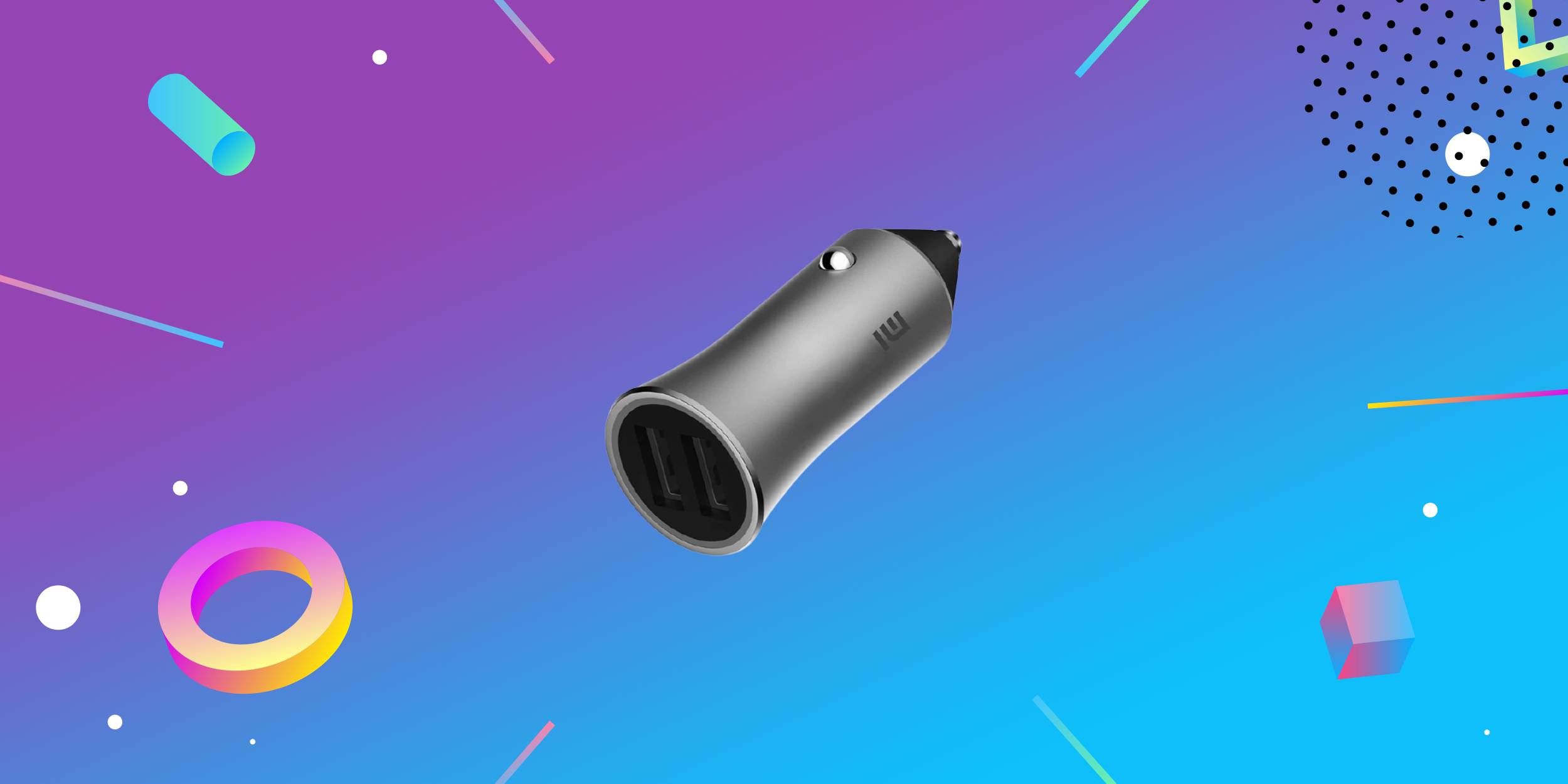 Автомобильный адаптер Xiaomi Mi Car Charger Pro