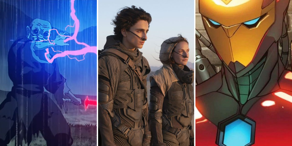 Главное о кино за неделю: ранний релиз «Дюны», аниме по «Звёздным войнам» и не только