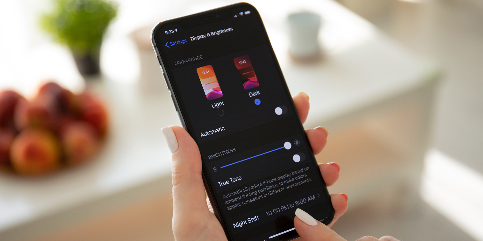 тёмный режим интерфейса