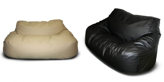 Бескаркасная мебель: диван из экокожи «МКО»