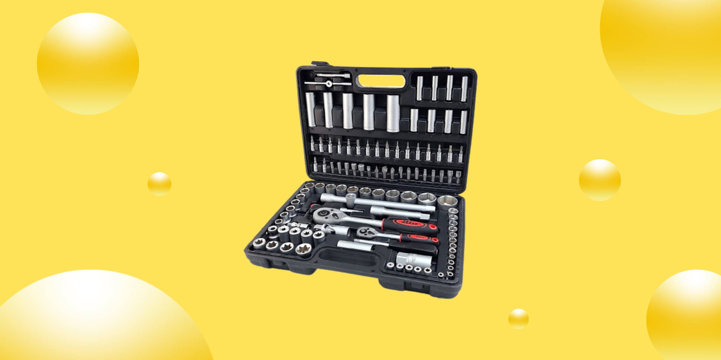 Набор инструментов из 108 предметов