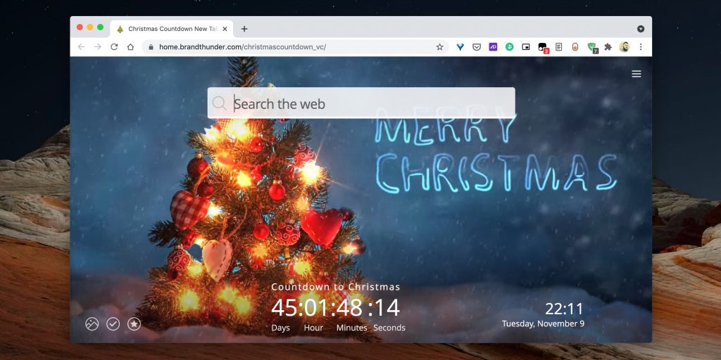 Как сделать новогодние обои: ANIMATED Christmas Countdown Wallpaper Theme