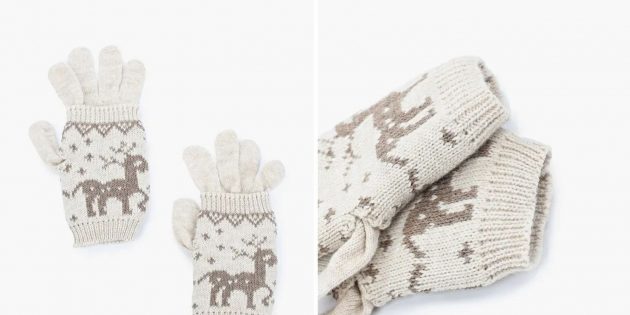 Недорогие подарки на Новый год: двойные перчатки