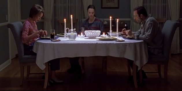 Еда в кино: кадр из фильма «Красота по-американски» (1999)