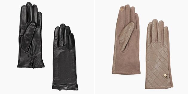 Что подарить бабушке на Новый год: перчатки 