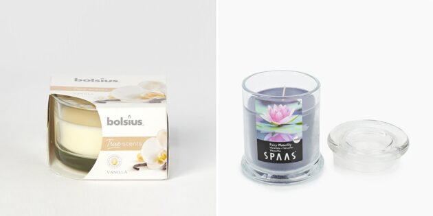 Gifts for a girl for the New Year: scented candles 