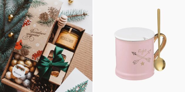 What to give a girl for the New Year: tea and a mug