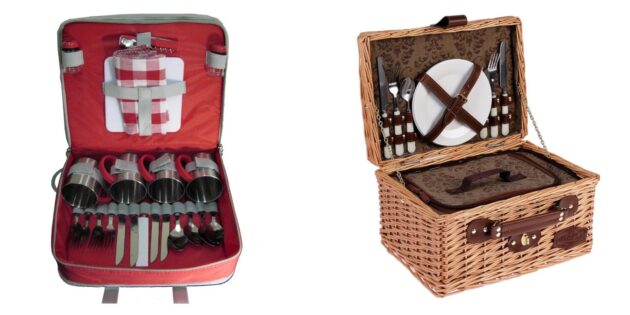 What to give your wife for the New Year: a set of picnic dishes