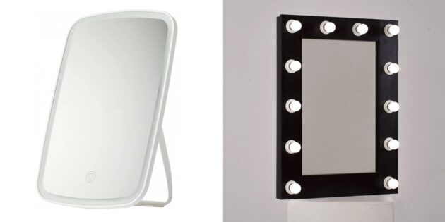 Gifts for the wife for the New Year: a mirror with light