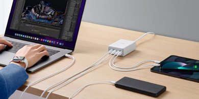 Anker выпустила зарядку на 120 Вт с четырьмя портами USB-C