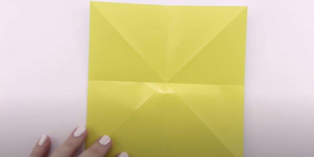 Как сделать журавлика из бумаги в технике оригами: сделайте ещё два сгиба