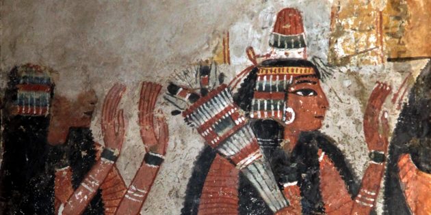 У египтян были странные головные уборы