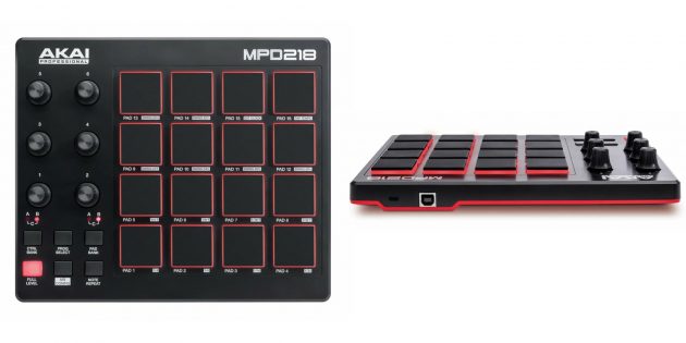 MIDI-контроллер Akai Pro MPD218