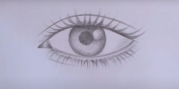 Как рисовать глаза: добавьте детали