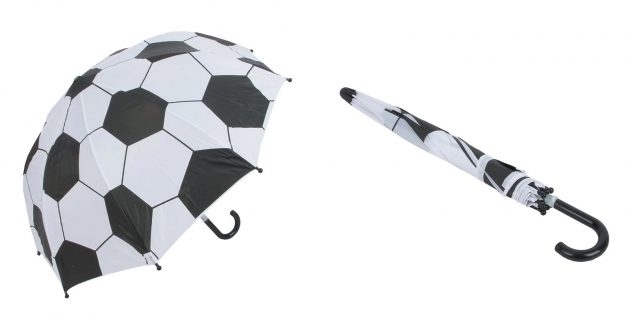 Детский зонт с принтом в виде футбольного мяча
