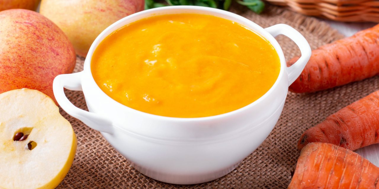Суп-пюре из моркови и яблок