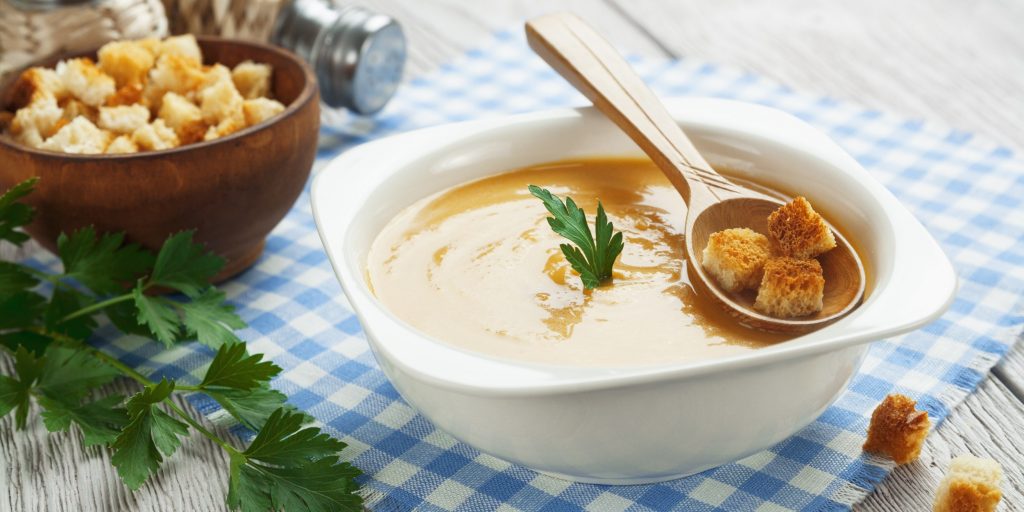 Постный гороховый суп-пюре без мяса: рецепт