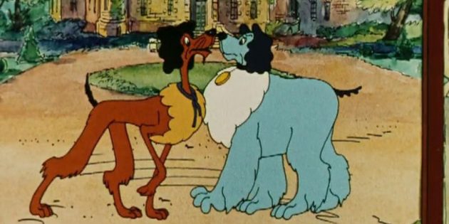 Кадр из мультфильма «Пёс в сапогах»