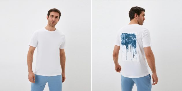 Качественные футболки: с рисунком на спине