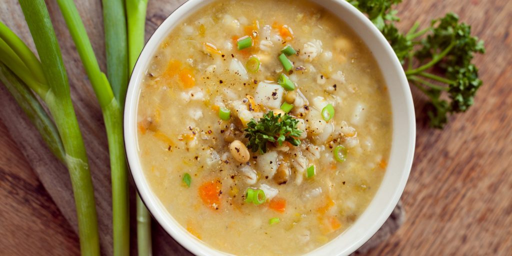 Постный суп с перловкой, пошаговый рецепт на ккал, фото, ингредиенты - Еленушка