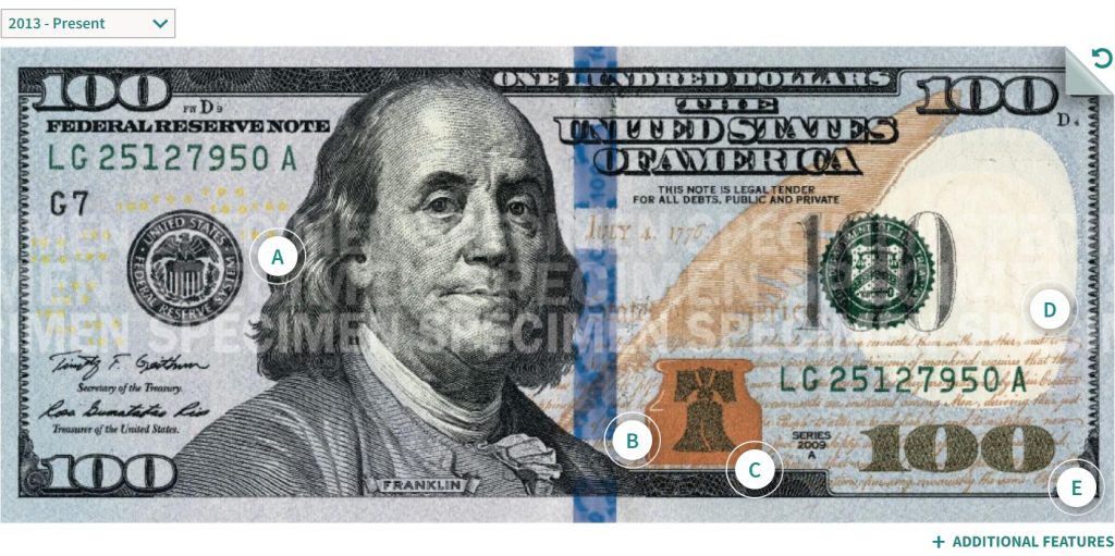 Как отличить настоящий доллар от фальшивого