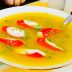 Тыквенный крем-суп с крабовыми палочками