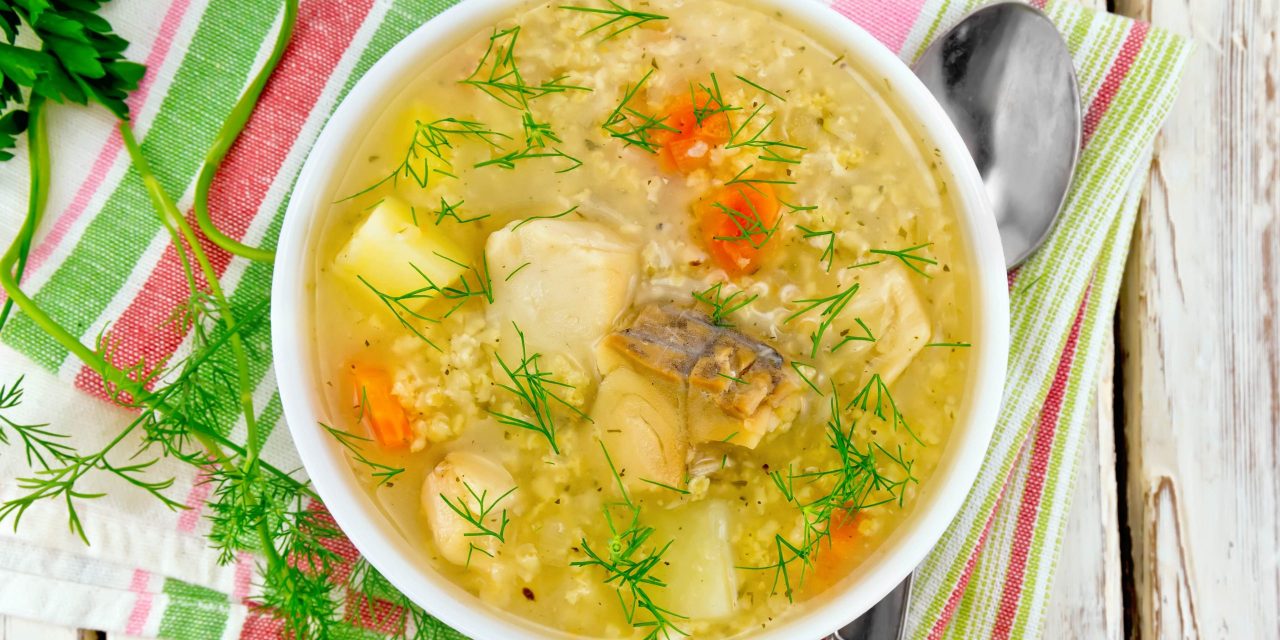Рыбный суп с пшеном и картошкой