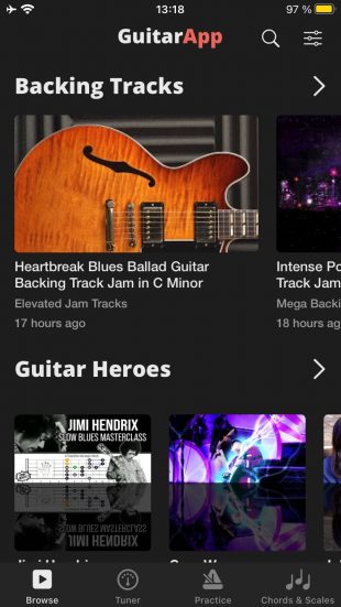 GuitarApp — бесплатное приложение-компаньон с тюнером, уроками и другими полезностями для гитаристов