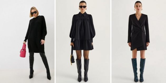 Базовый гардероб: чёрное платье