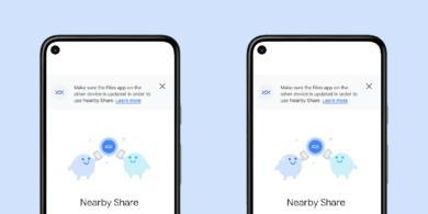 Nearby Share на Android получит функцию «Отправить себе»