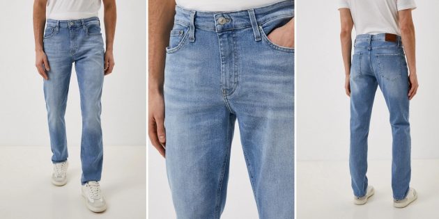 Удлинённые мужские джинсы 