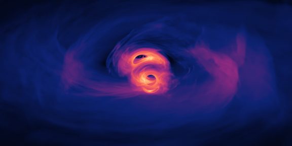 Учёные показали, как звучит эхо чёрной дыры