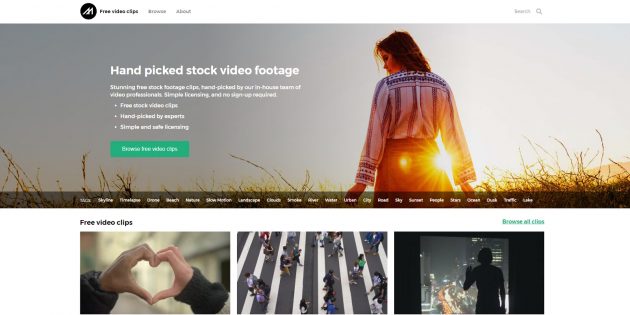 16 sites with free stock videos