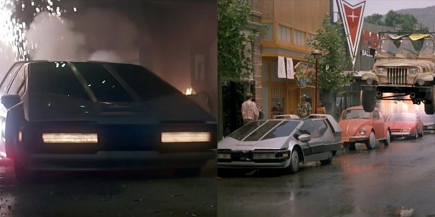 Кадры из фильмов «Последний звёздный боец» и «Назад в будущее — 2»