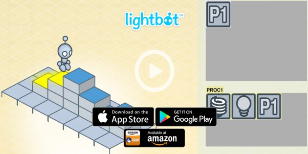 Игры для обучения программированию: Lightbot