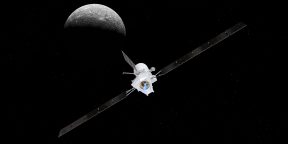 Космический зонд прислал фото Меркурия, сделанное с расстояния менее 1 000 км