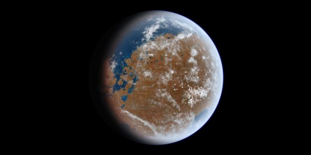 Есть ли вода на Марсе: планета в древности с океанами