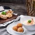 Гаспачуэло — испанский рыбный суп с креветками