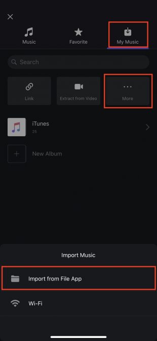 How to post music on the video on iPhone