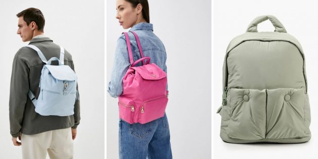 Модные рюкзаки — 2022 из нейлона или текстиля