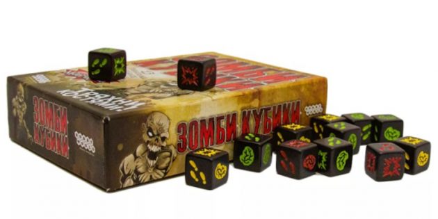 Настольные игры для двоих: «Зомби-кубики»