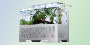В Китае представили компьютерный корпус с аквариумом для рыбок