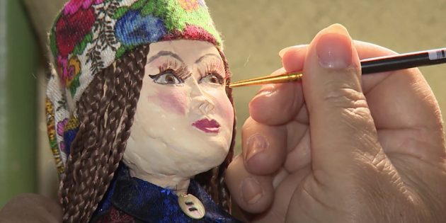 Сувениры Хакасии: кукла в хакасском национальном костюме ручной работы