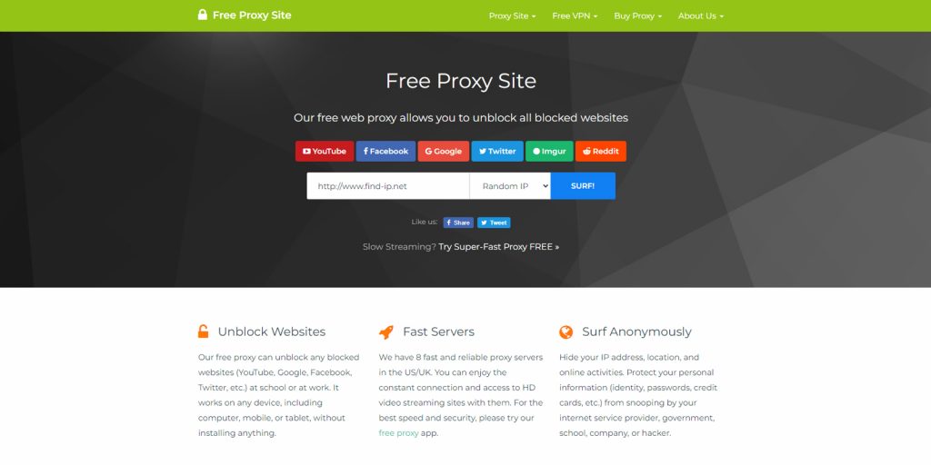 Free Proxy Site