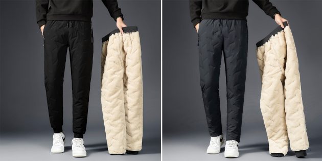 Осенняя одежда с AliExpress: Утеплённые брюки 